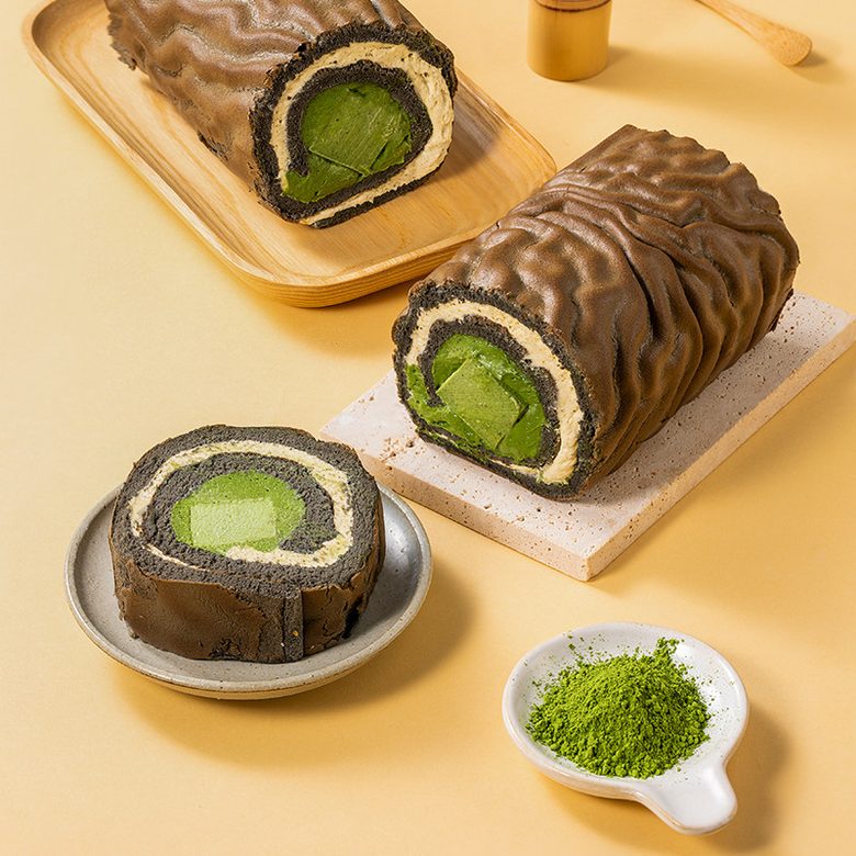 黑虎皮抹茶奶冻卷茉莉动物奶油芝士手作零食 